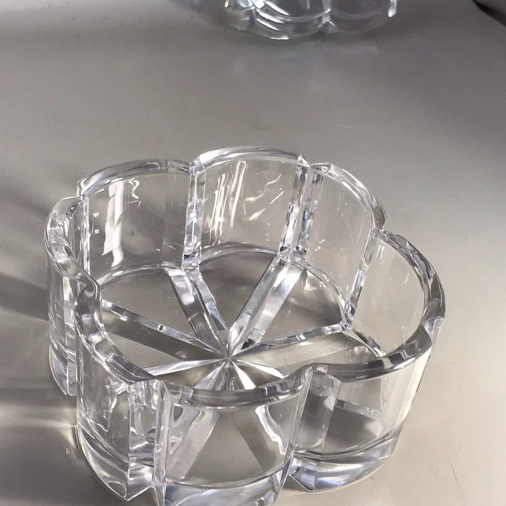 Beautiful Cut Crystal Trinket Box 4.25